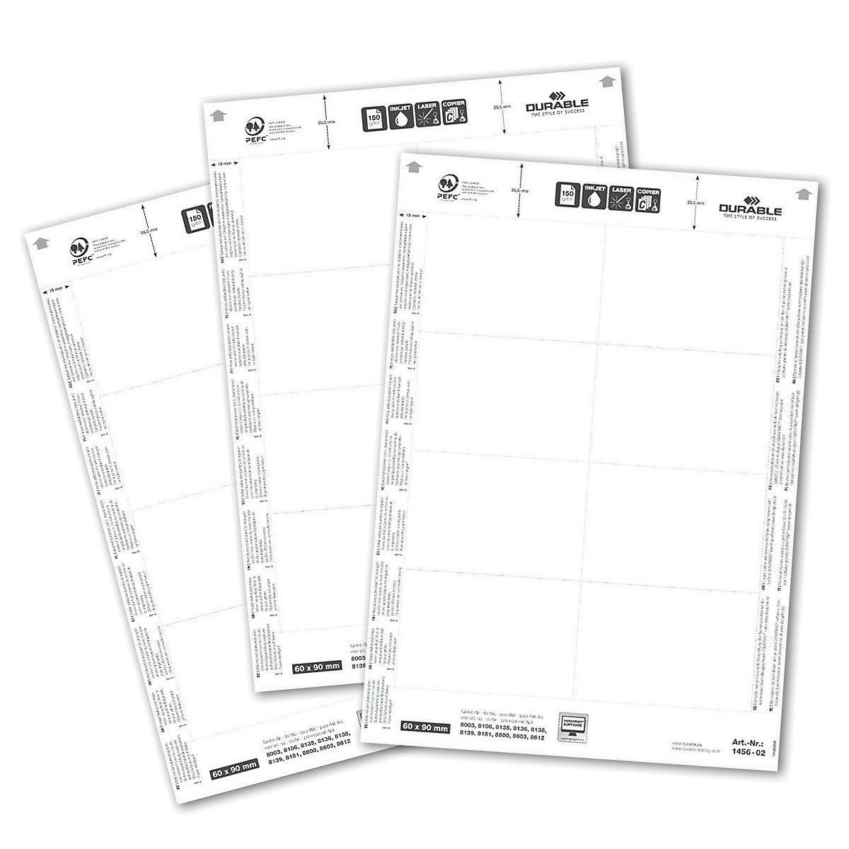 BADGEMAKER sheet inserts - DURABLE