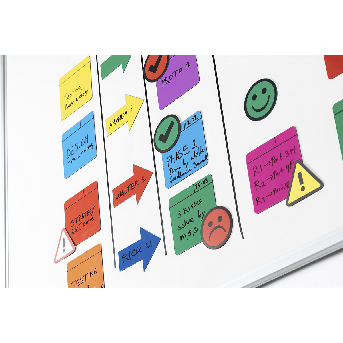 Post-it notes, magnetic – SMIT VISUAL (Product illustration 5)-4