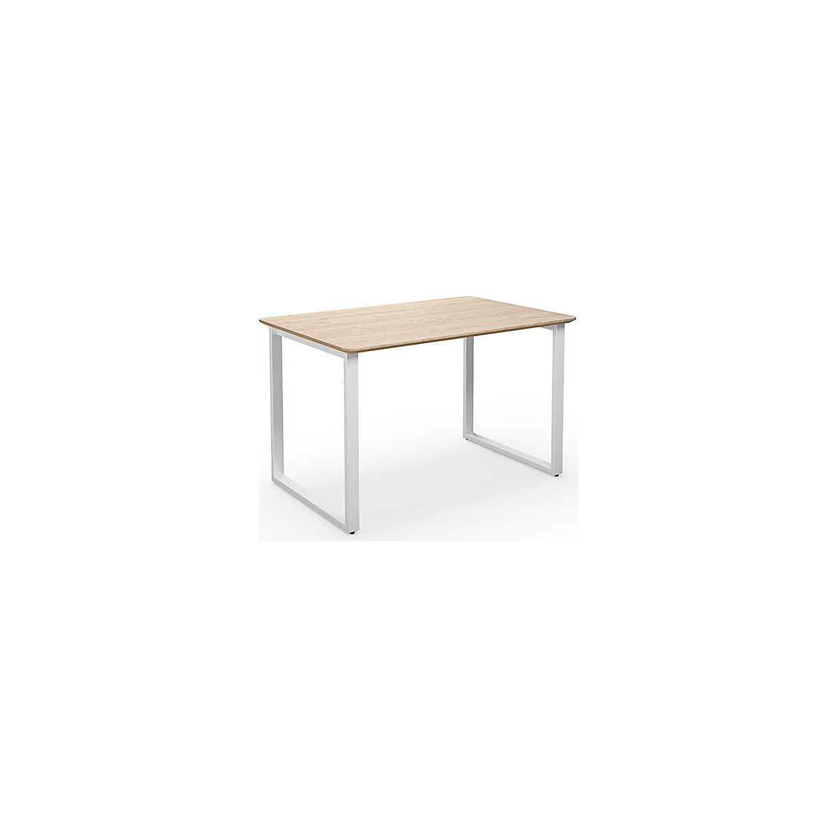 DUO-O Trend multi-purpose desk, straight tabletop, rounded corners