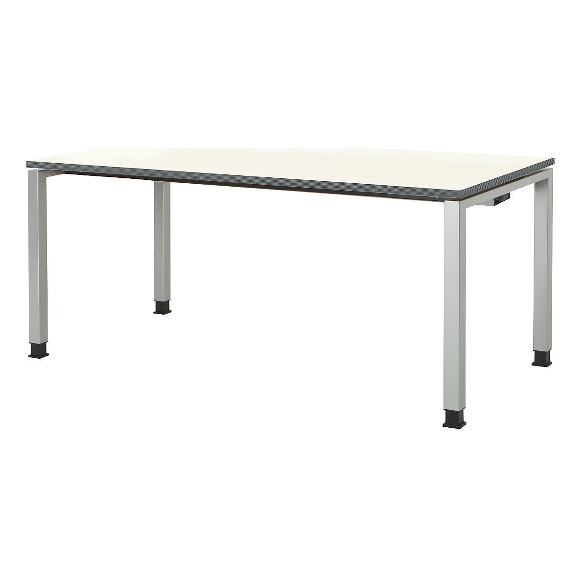 Rectangular table, square tube foot - mauser