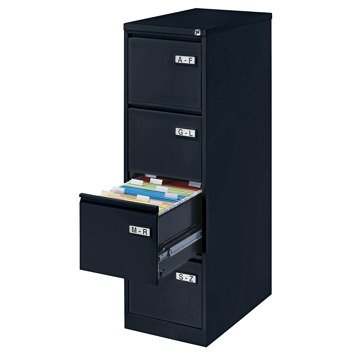 LIGHT suspension file cabinet, 1-track - BISLEY