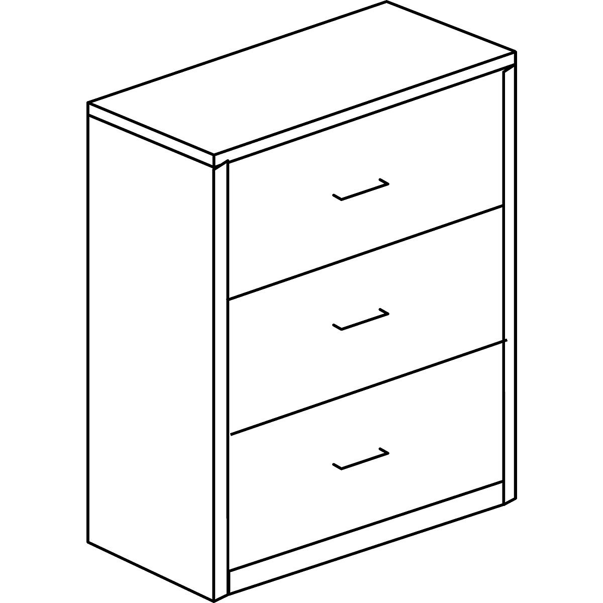 Suspension filing cabinet – mauser (Product illustration 3)-2