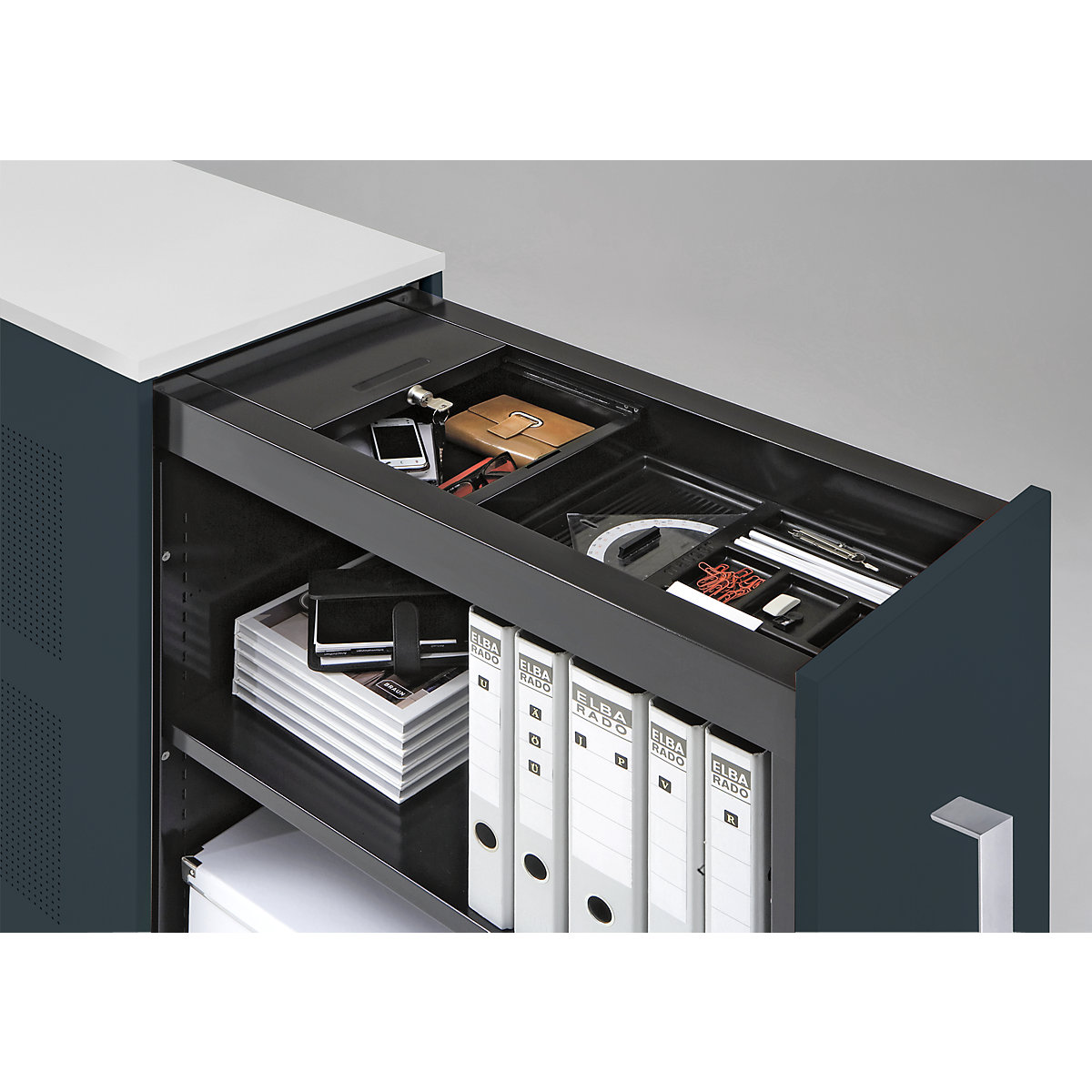 Full height drawer cupboard – mauser (Product illustration 3)-2