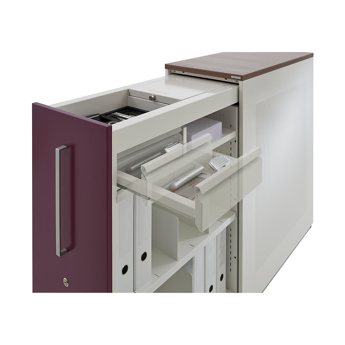 Full height drawer cupboard – mauser (Product illustration 5)-4