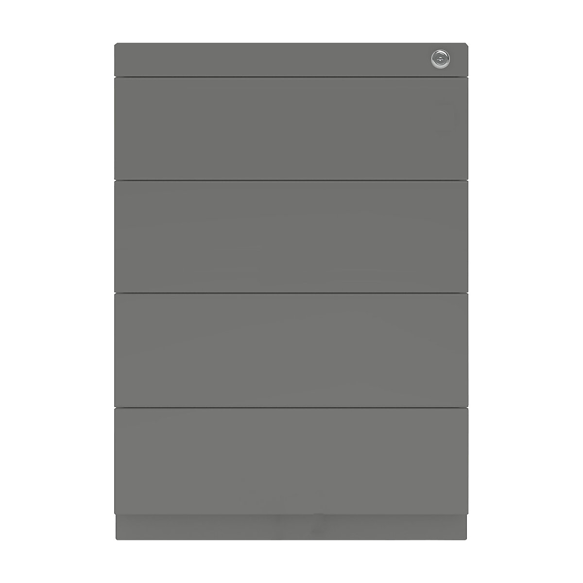 Note™ fixed pedestal, with 4 universal drawers – BISLEY (Product illustration 2)-1