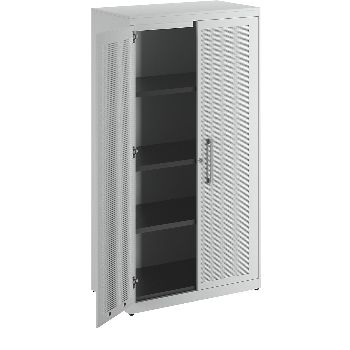 Double door cupboard, acoustically effective - mauser