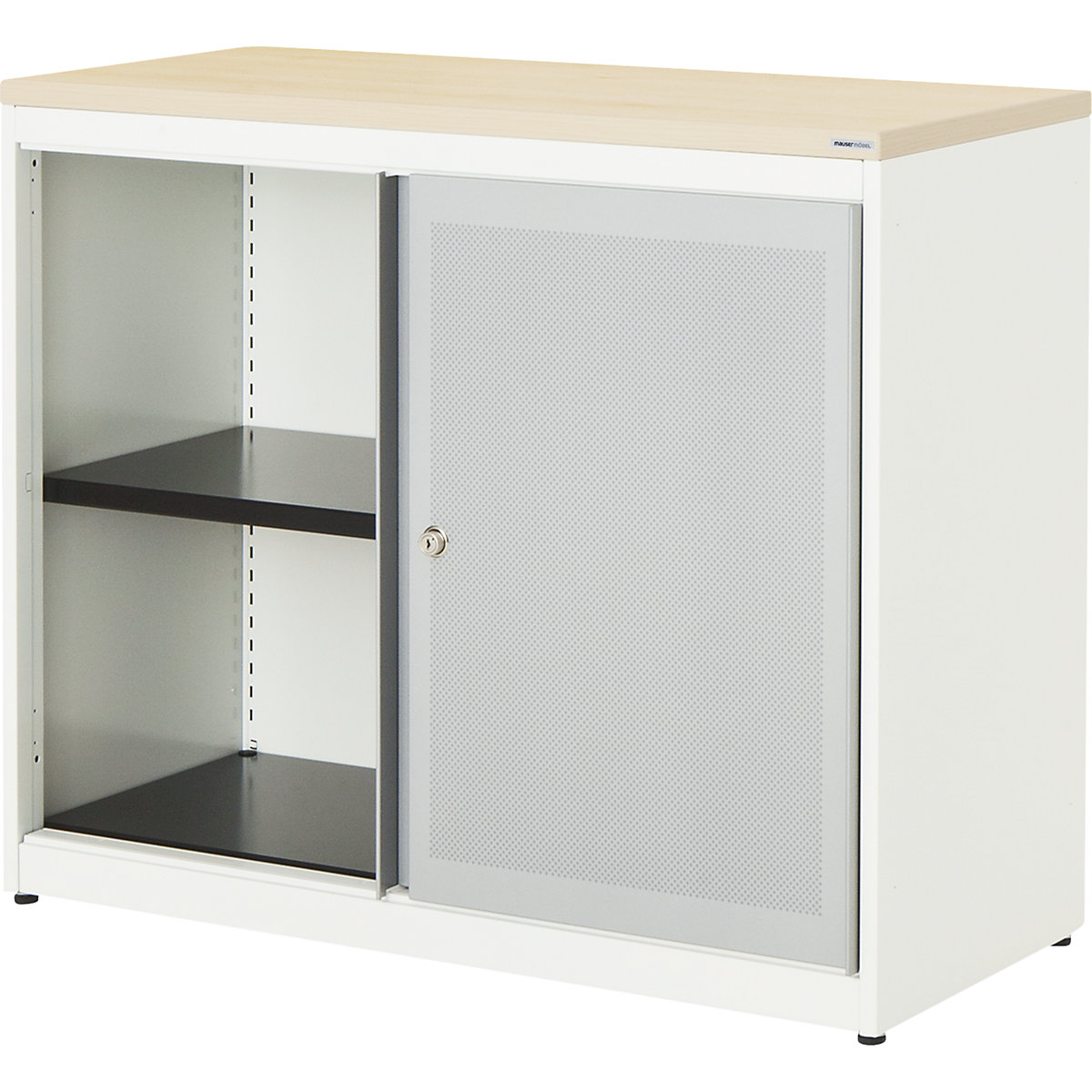 Sliding door cupboard, acoustically effective - mauser