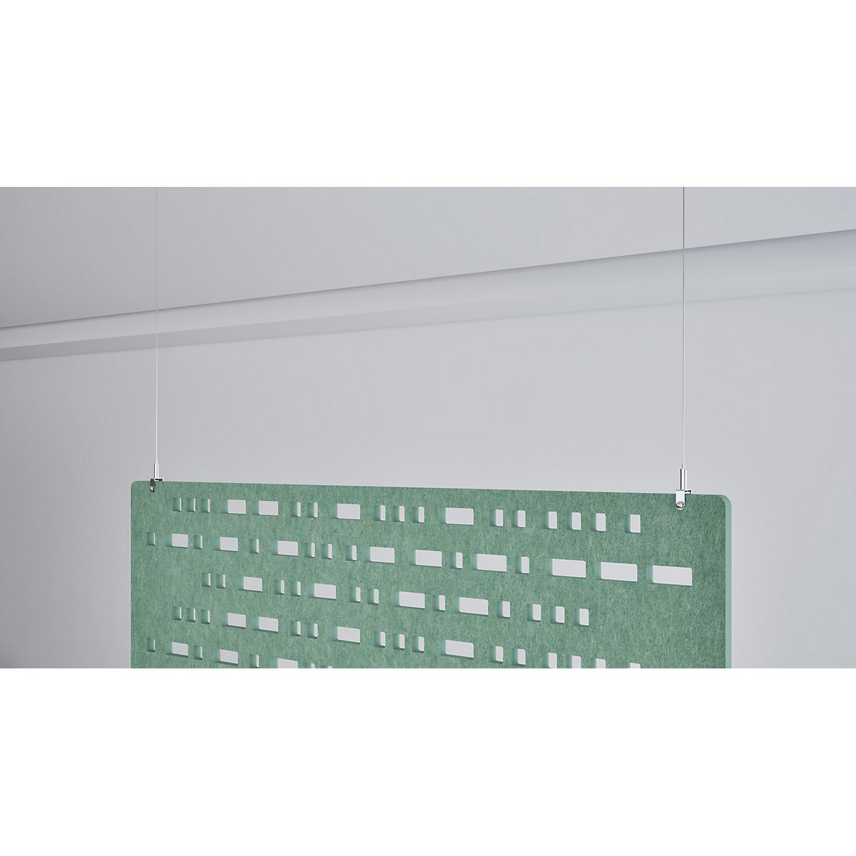 Acoustic panel for ceiling installation – eurokraft basic (Product illustration 9)-8