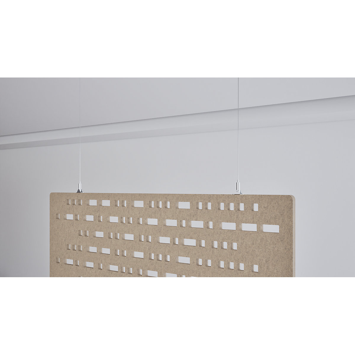 Acoustic panel for ceiling installation – eurokraft basic (Product illustration 7)-6