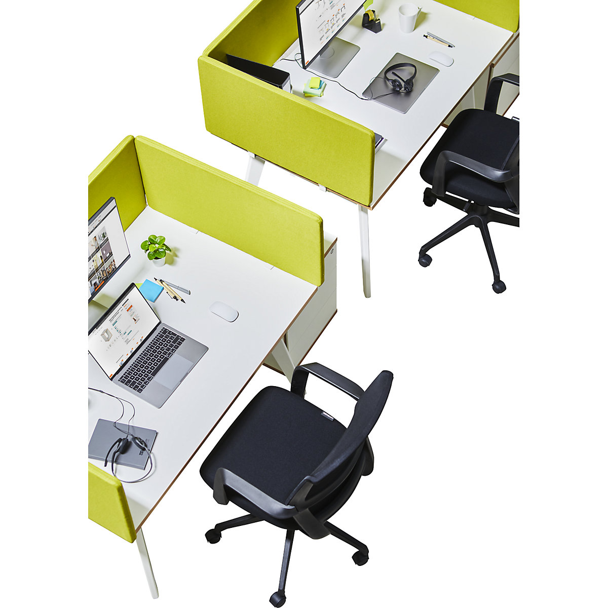 Curve desk partition (Product illustration 4)-3