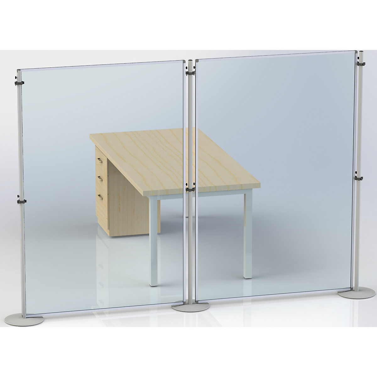 Functional partition made of acrylic glass (Product illustration 3)-2