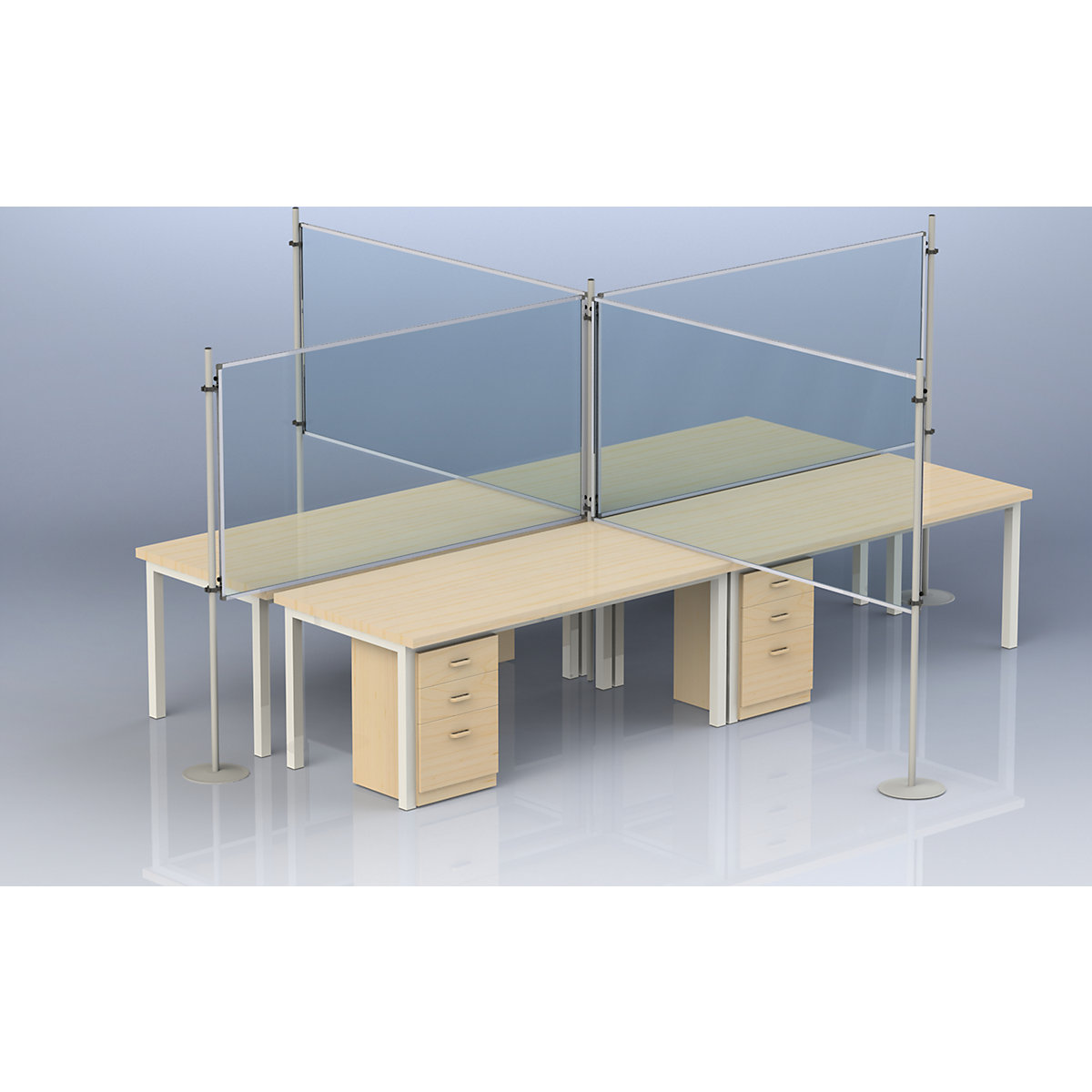 Functional partition made of acrylic glass (Product illustration 5)-4