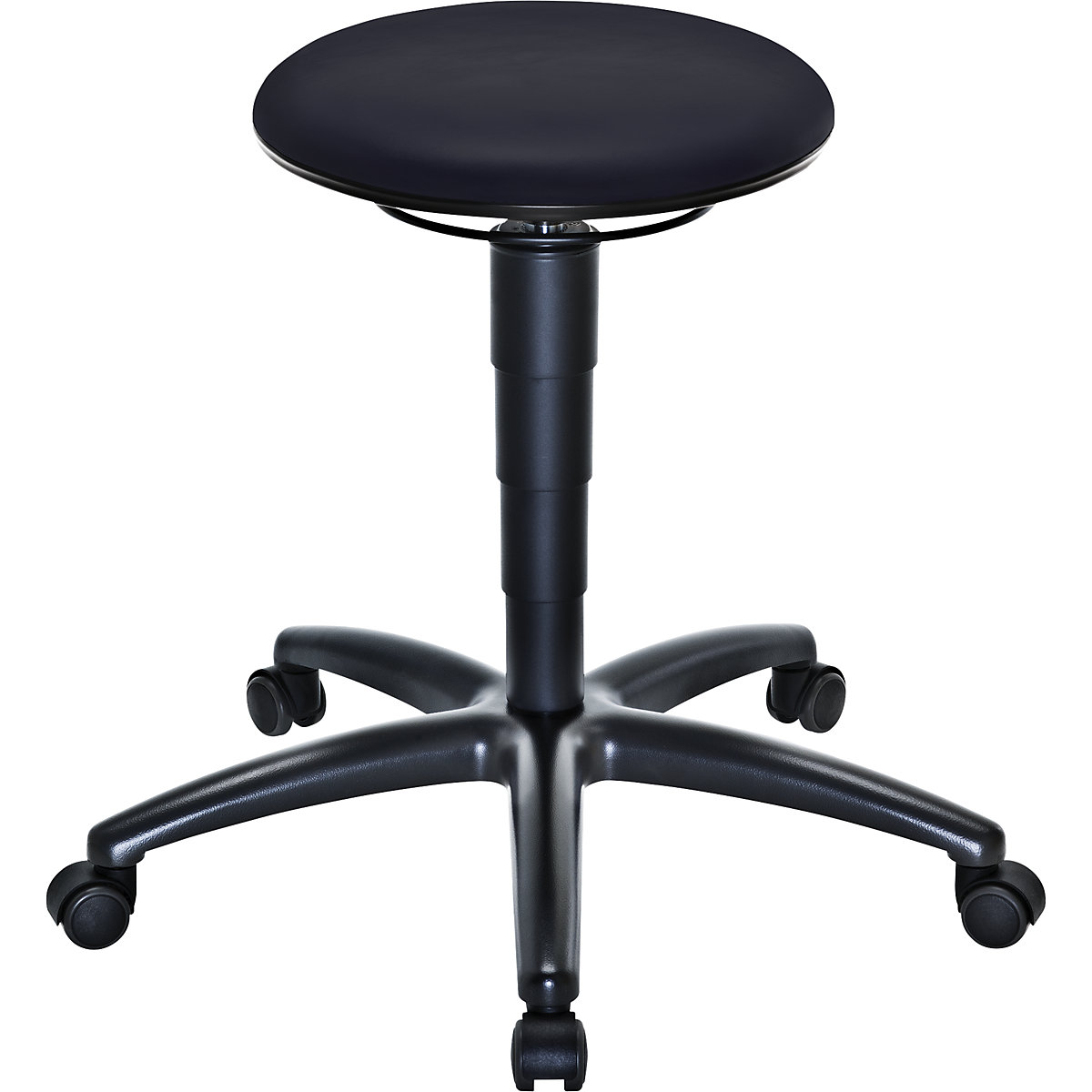 Industrial stool with gas lift height adjustment - eurokraft pro