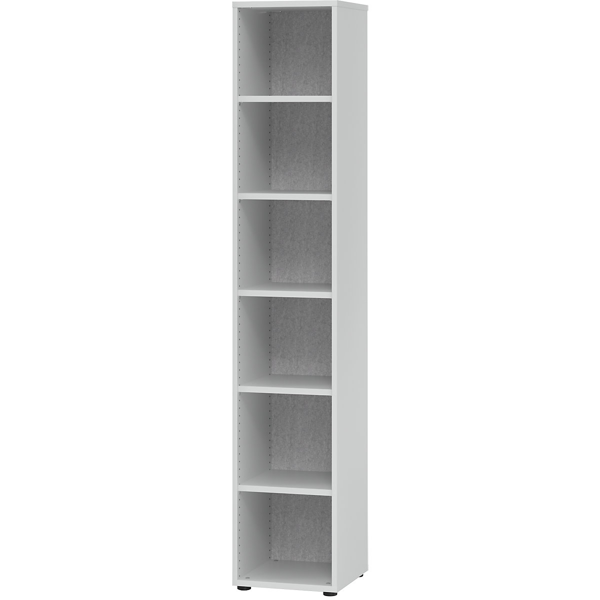 Shelf unit with acoustic rear panel ANNY-AC
