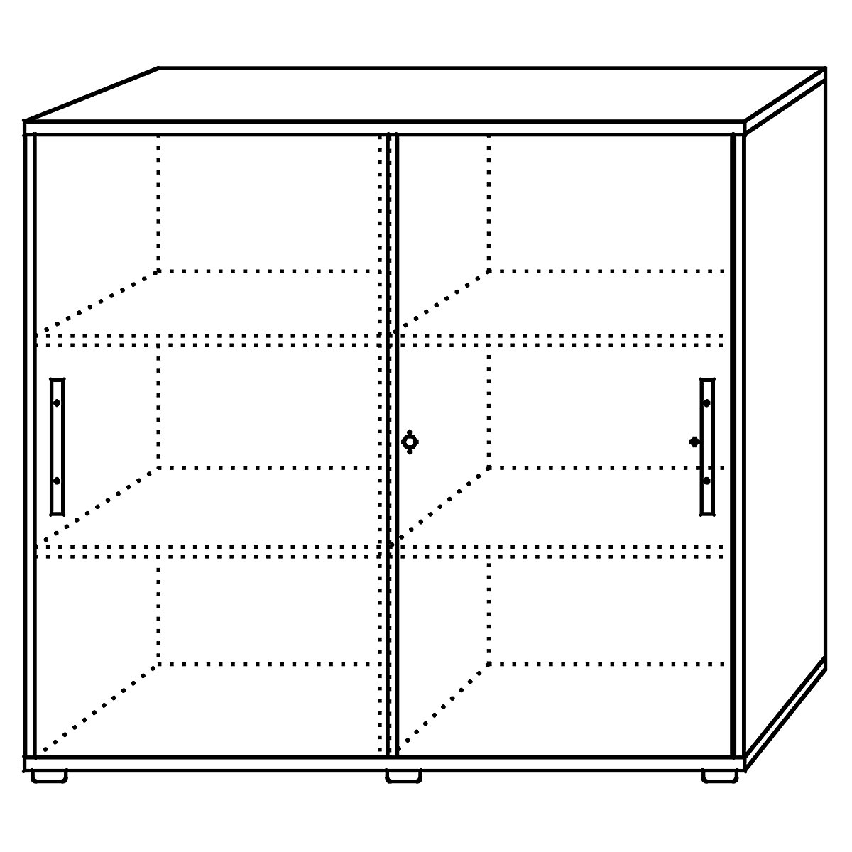 Sliding door cupboard (Product illustration 5)-4