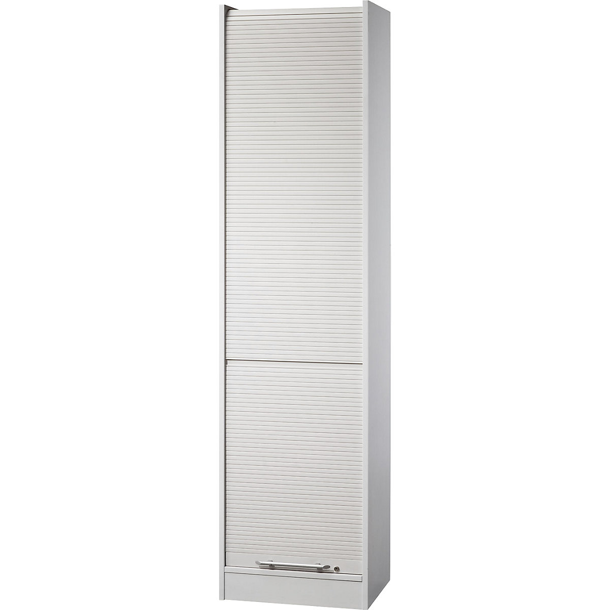 Roller front cabinet