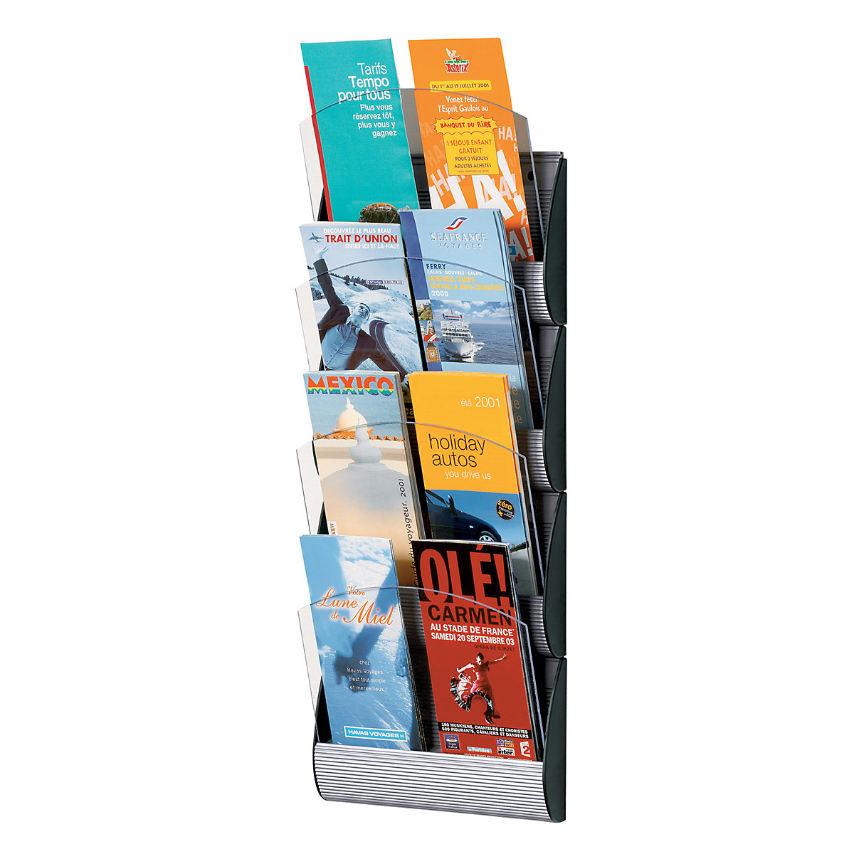 Wall mounted brochure rack - PAPERFLOW