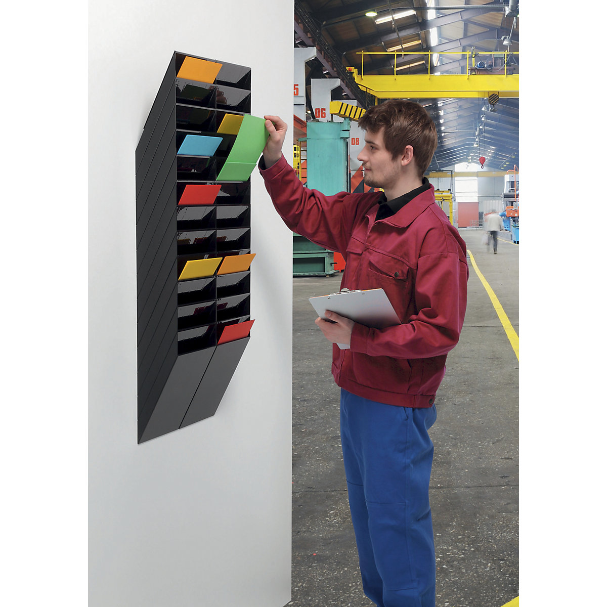 Wall mounted brochure racks – DURABLE (Product illustration 9)-8