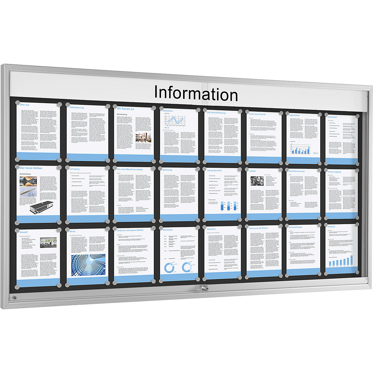 Sliding door display case