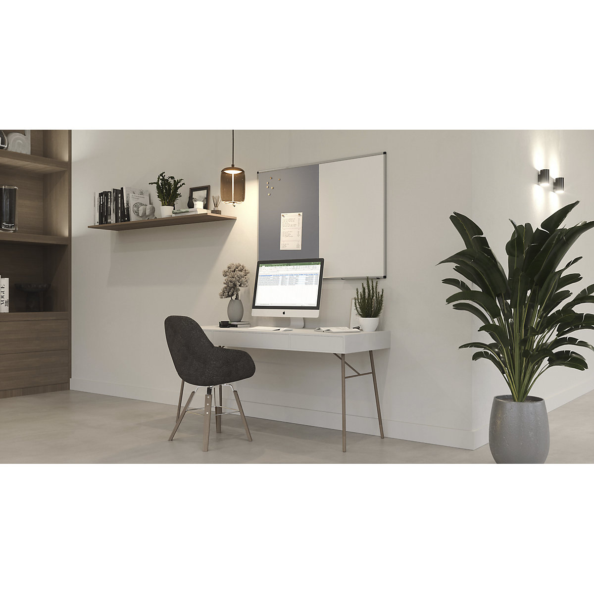 UNITE combination board – Legamaster (Product illustration 2)-1