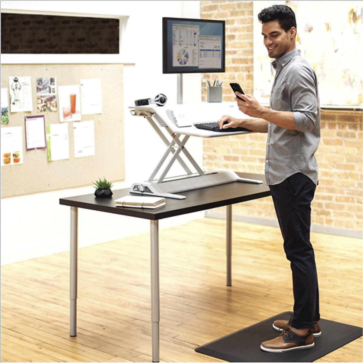 Fellowes Sit-Stand Floor Mat