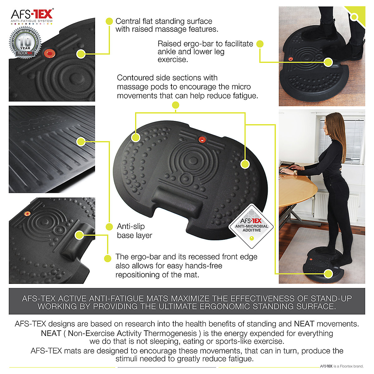 Floortex AFS-TEX 4000X Anti-Fatigue Mat (Product illustration 7)-6