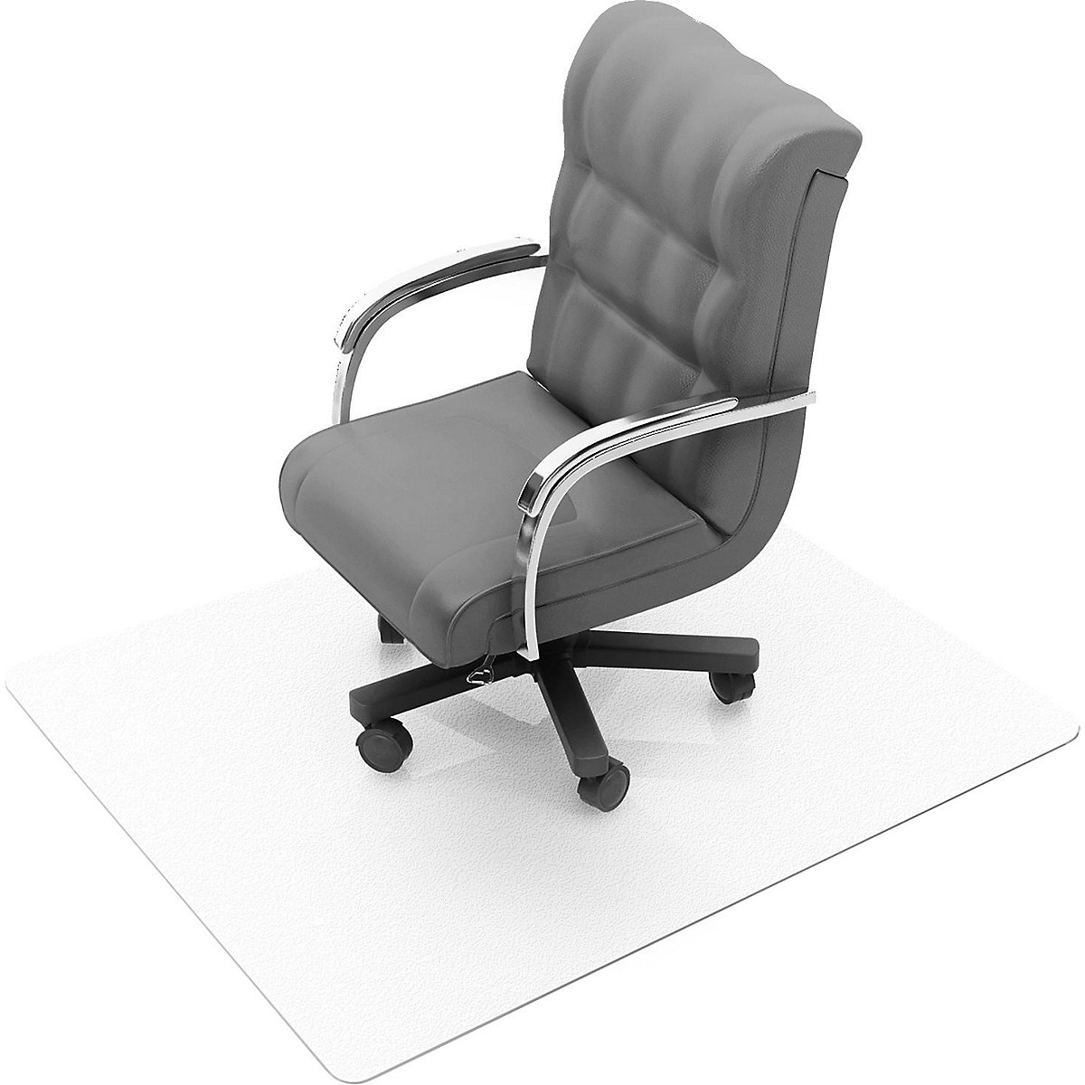 Ultimat Polycarbonate Rectangular Hard Floor Chair Mat