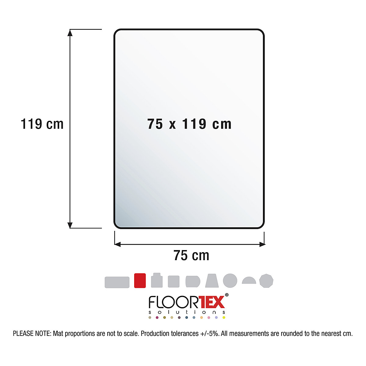 Ultimat Polycarbonate Rectangular Hard Floor Chair Mat (Product illustration 7)-6