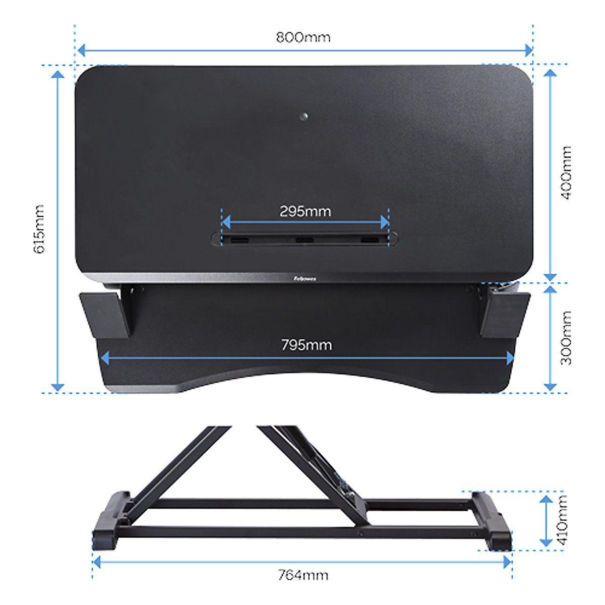 Fellowes Corviso Sit-Stand Workstation (Product illustration 7)-6