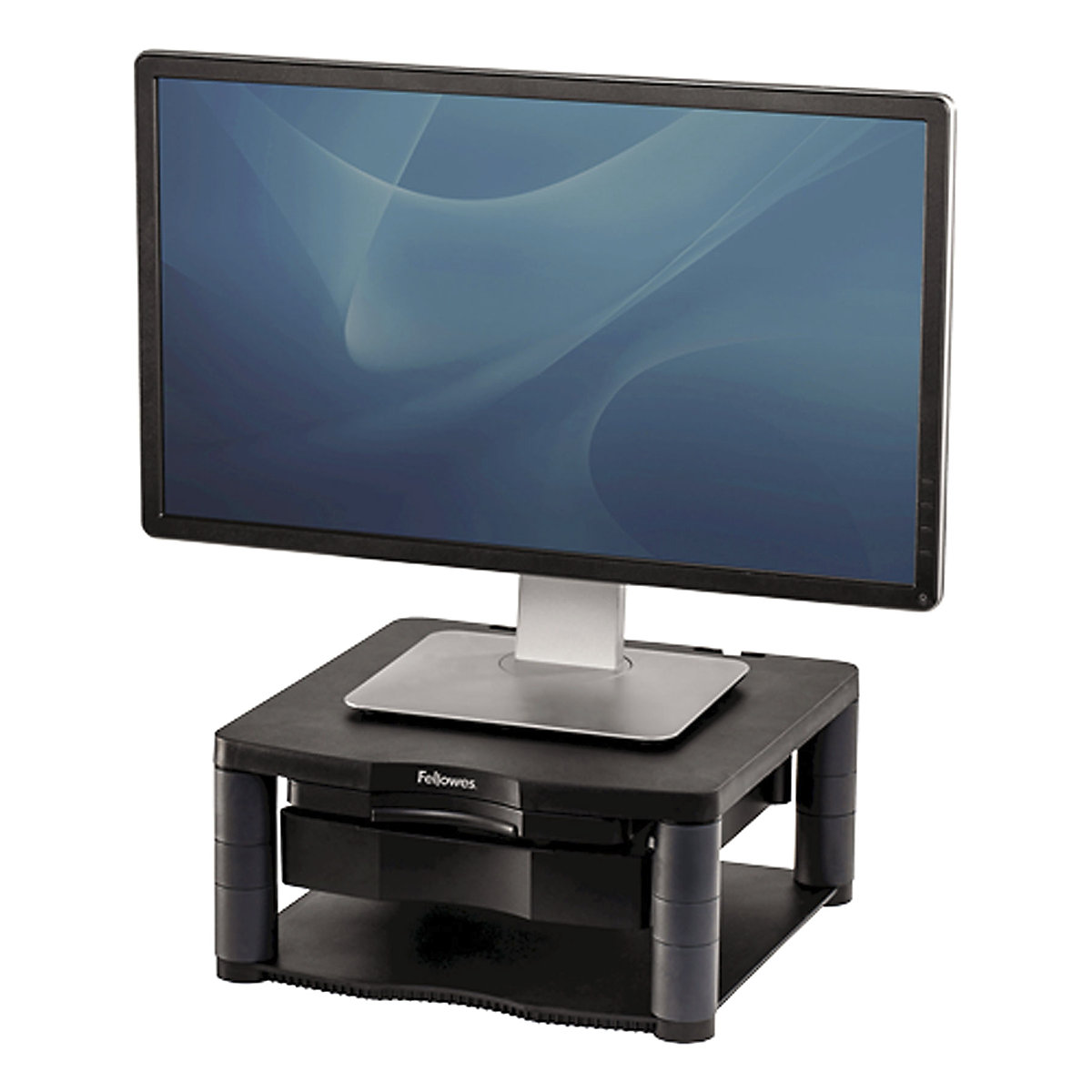 Fellowes Graphite Premium Monitor Riser Plus