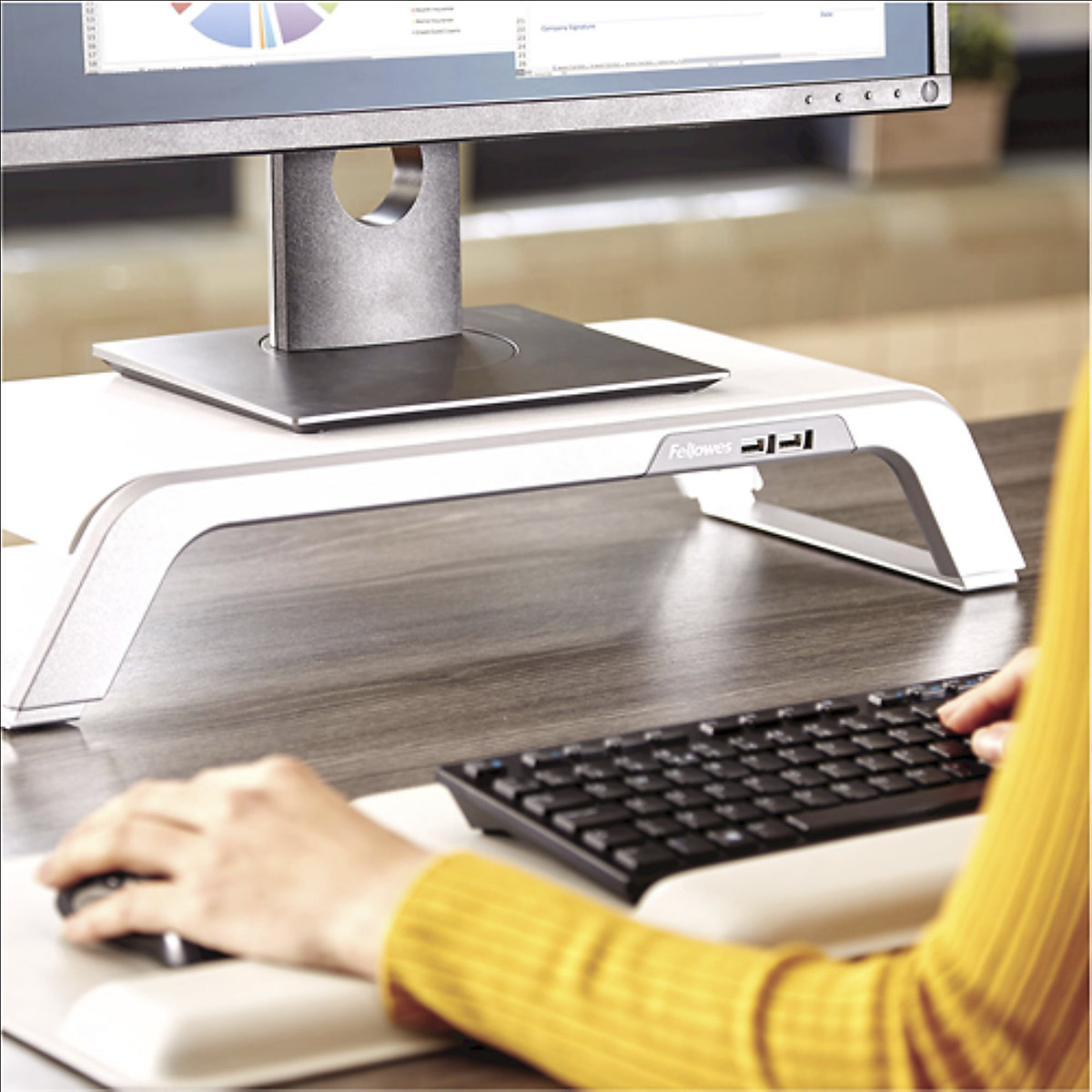 Fellowes Hana Monitor Support (Product illustration 14)-13