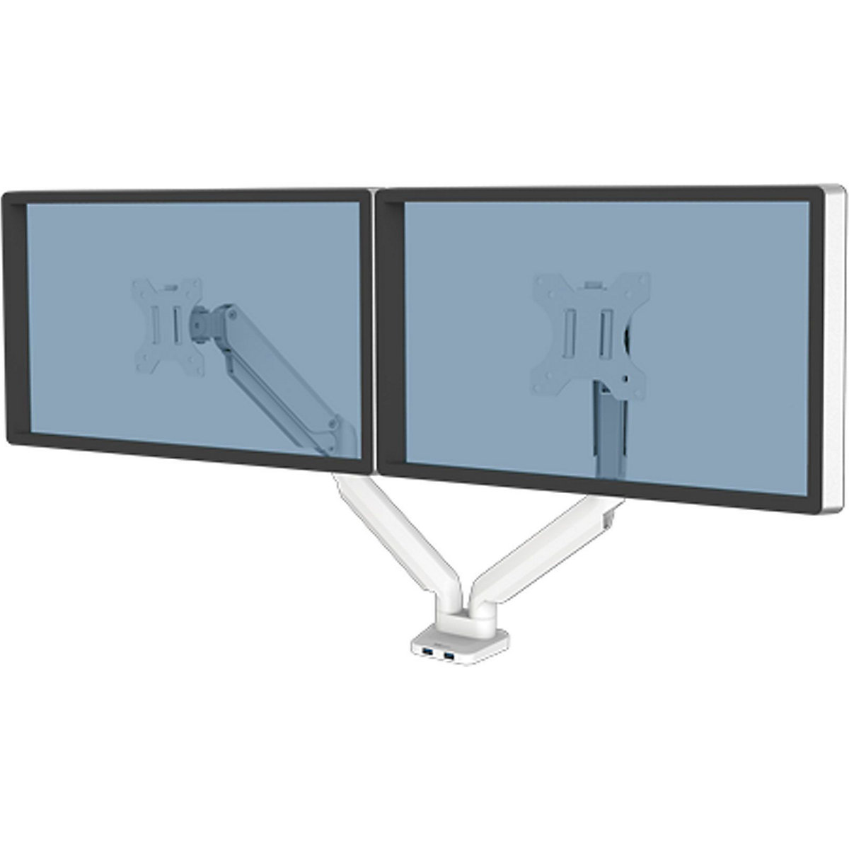 Fellowes Platinum Series Dual Monitor Arm, Fellowes Platinum Series Dual Monitor Arm, Fellowes Platinum Series Dual Monitor Arm | White-3