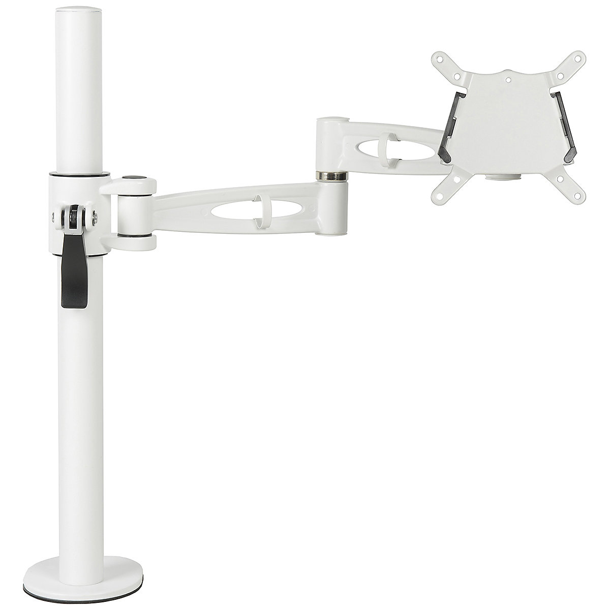 Kardo Pole Mounted Dual Monitor Arms, Kardo Pole Mounted Dual Monitor Arms, Kardo Pole Mounted Single Monitor Arm  | White-3