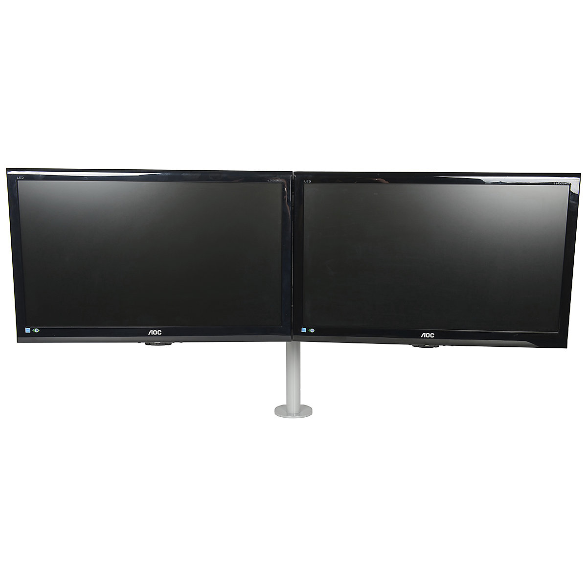 Kardo Pole Mounted Dual Monitor Arms (Product illustration 3)-2