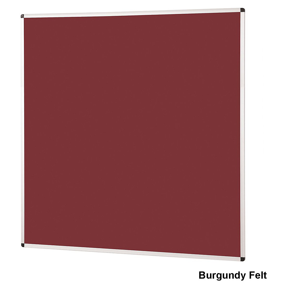Aluminium Framed Felt Noticeboard 1200 x 1200 mm
