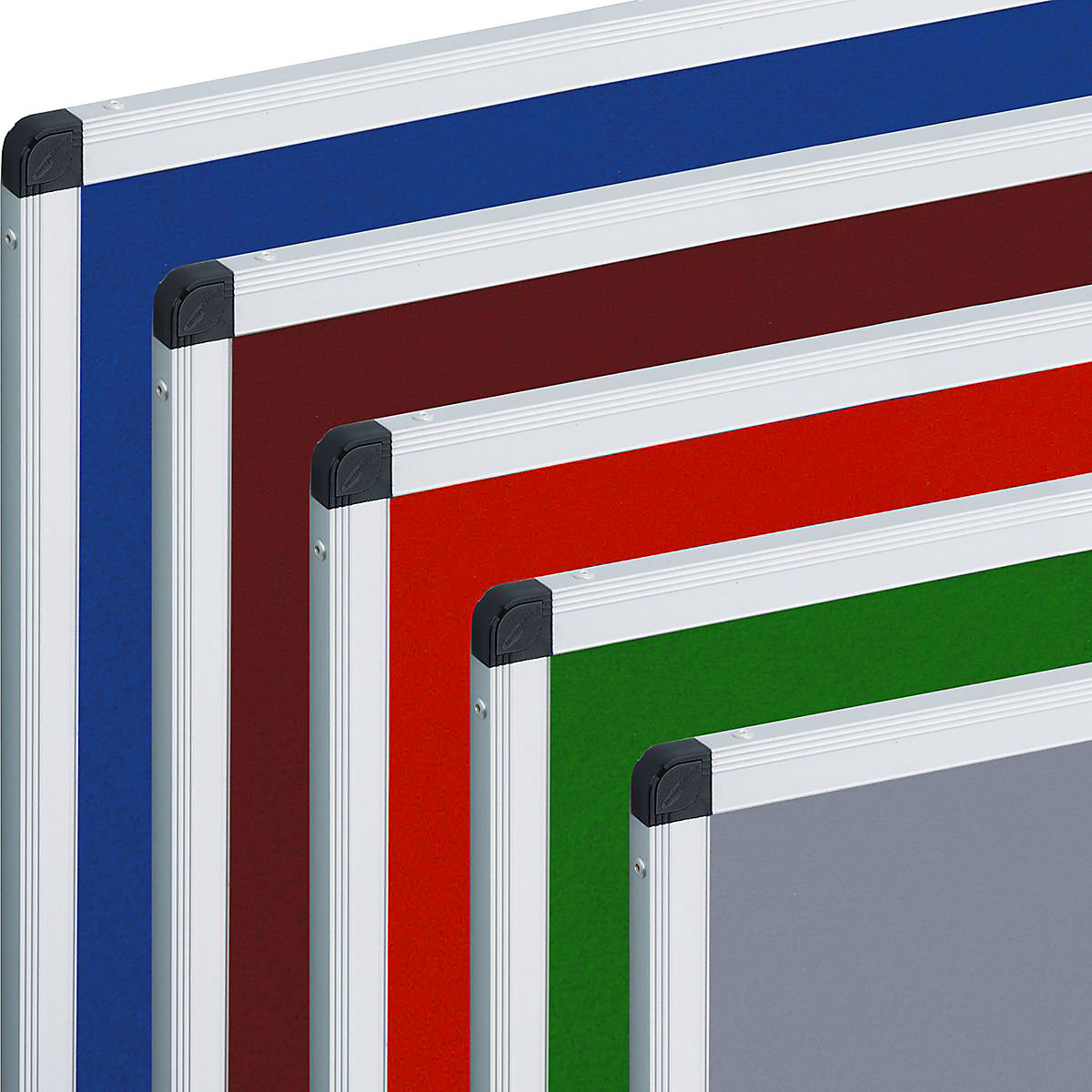 Aluminium Framed Felt Noticeboard 1200 x 1800 mm (Product illustration 3)-2