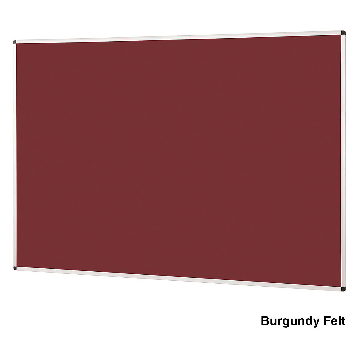 Aluminium Framed Felt Noticeboard 1200 x 1800 mm