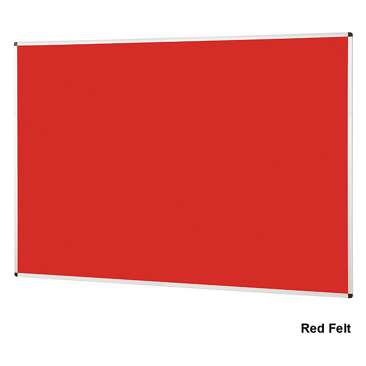 Aluminium Framed Felt Noticeboard 1200 x 1800 mm (Product illustration 4)-3