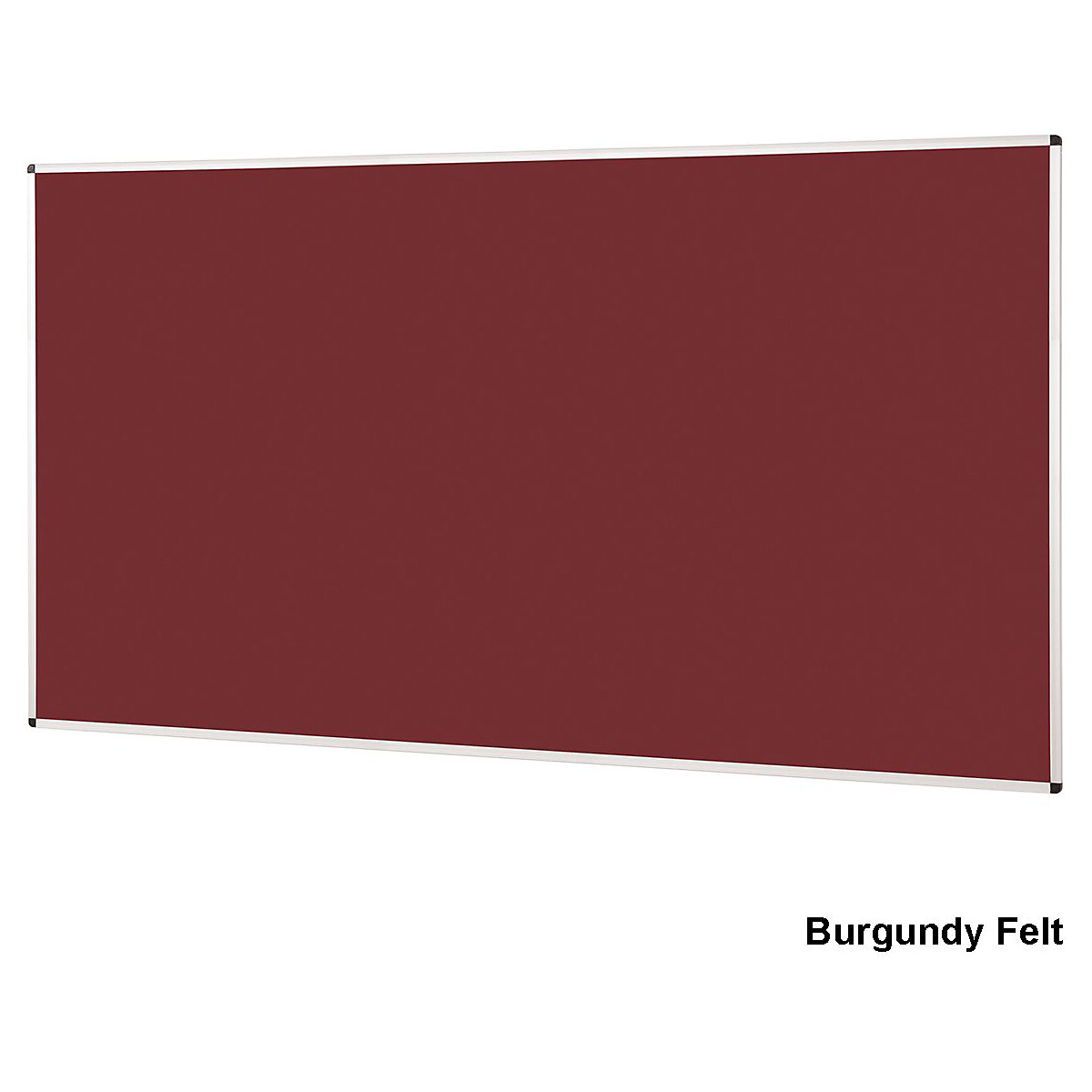 Aluminium Framed Felt Noticeboard 1200 x 2400 mm (Product illustration 3)-2