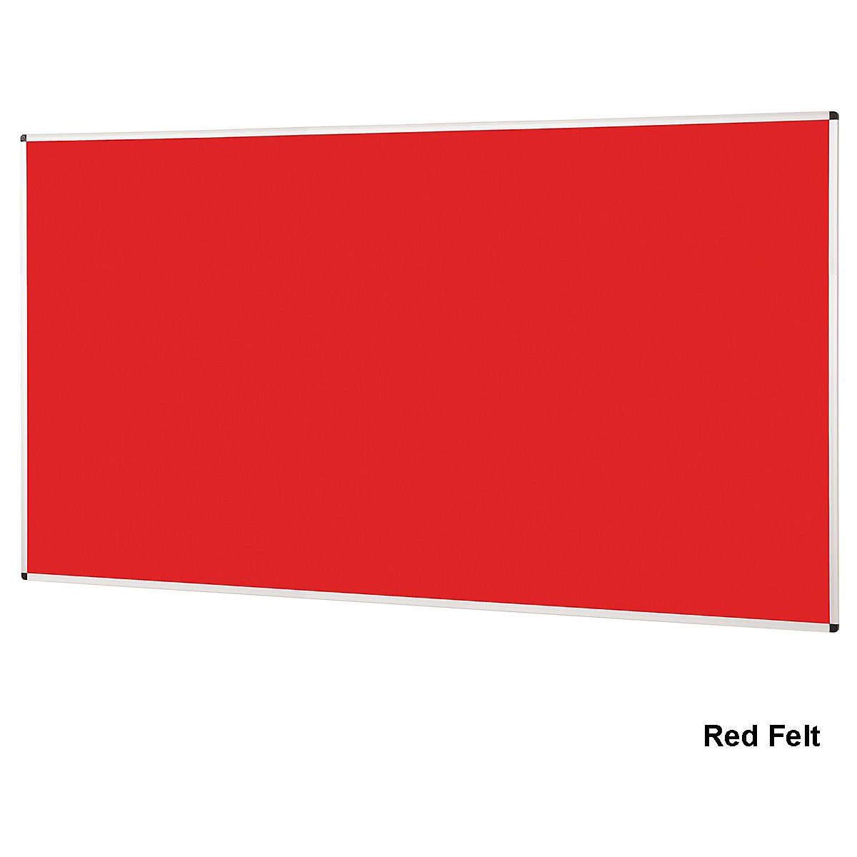 Aluminium Framed Felt Noticeboard 1200 x 2400 mm (Product illustration 4)-3