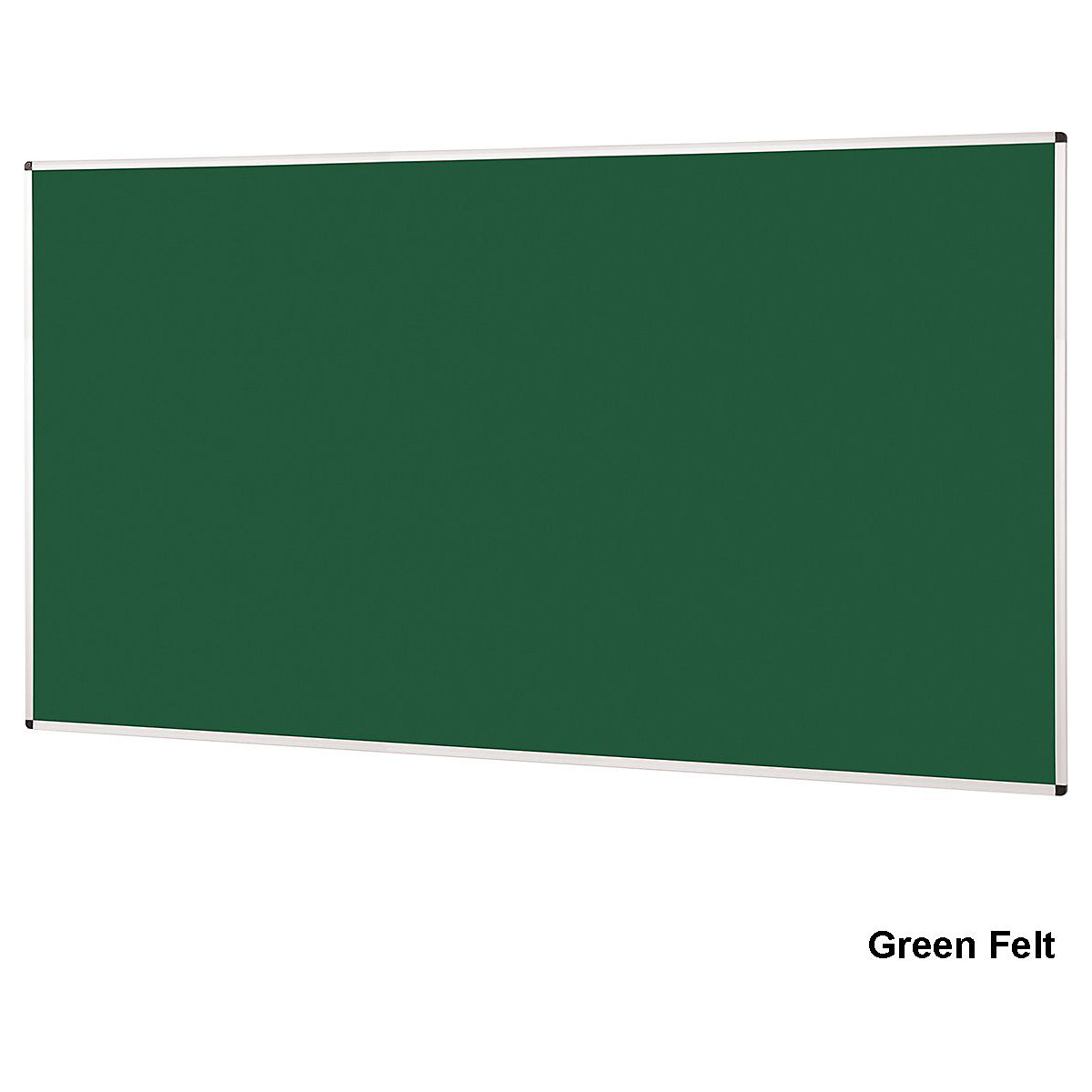 Aluminium Framed Felt Noticeboard 1200 x 2400 mm (Product illustration 5)-4