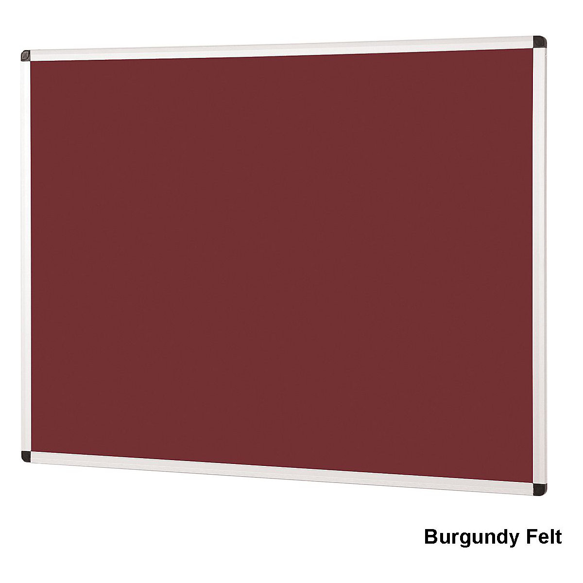 Aluminium Framed Felt Noticeboard 600 x 900 mm (Product illustration 4)-3