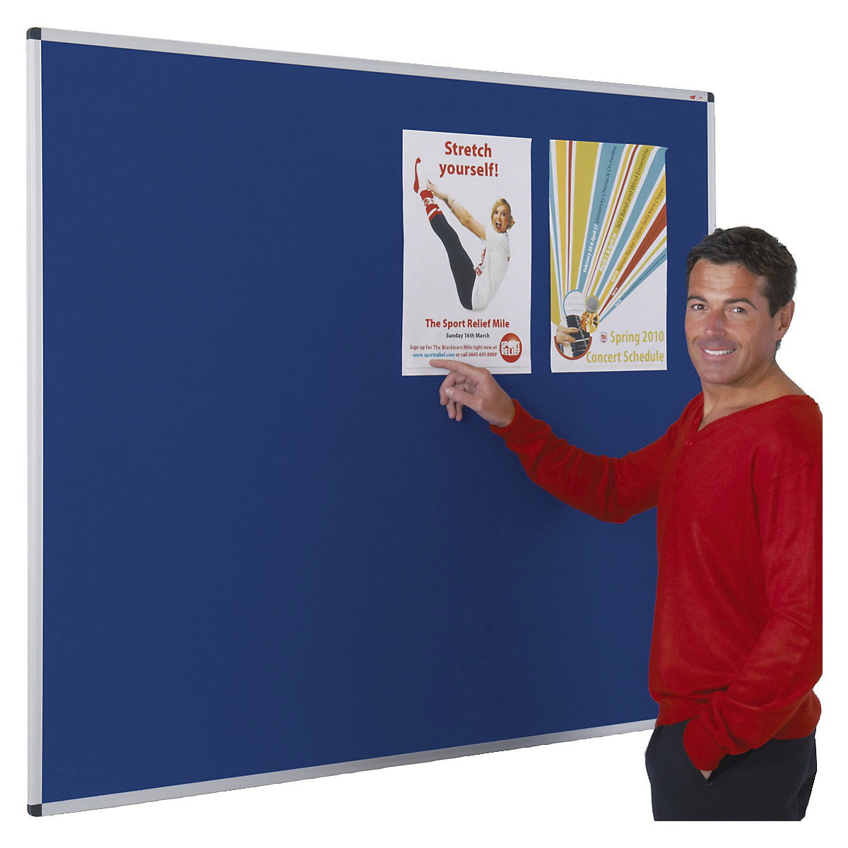Aluminium Framed Felt Noticeboards