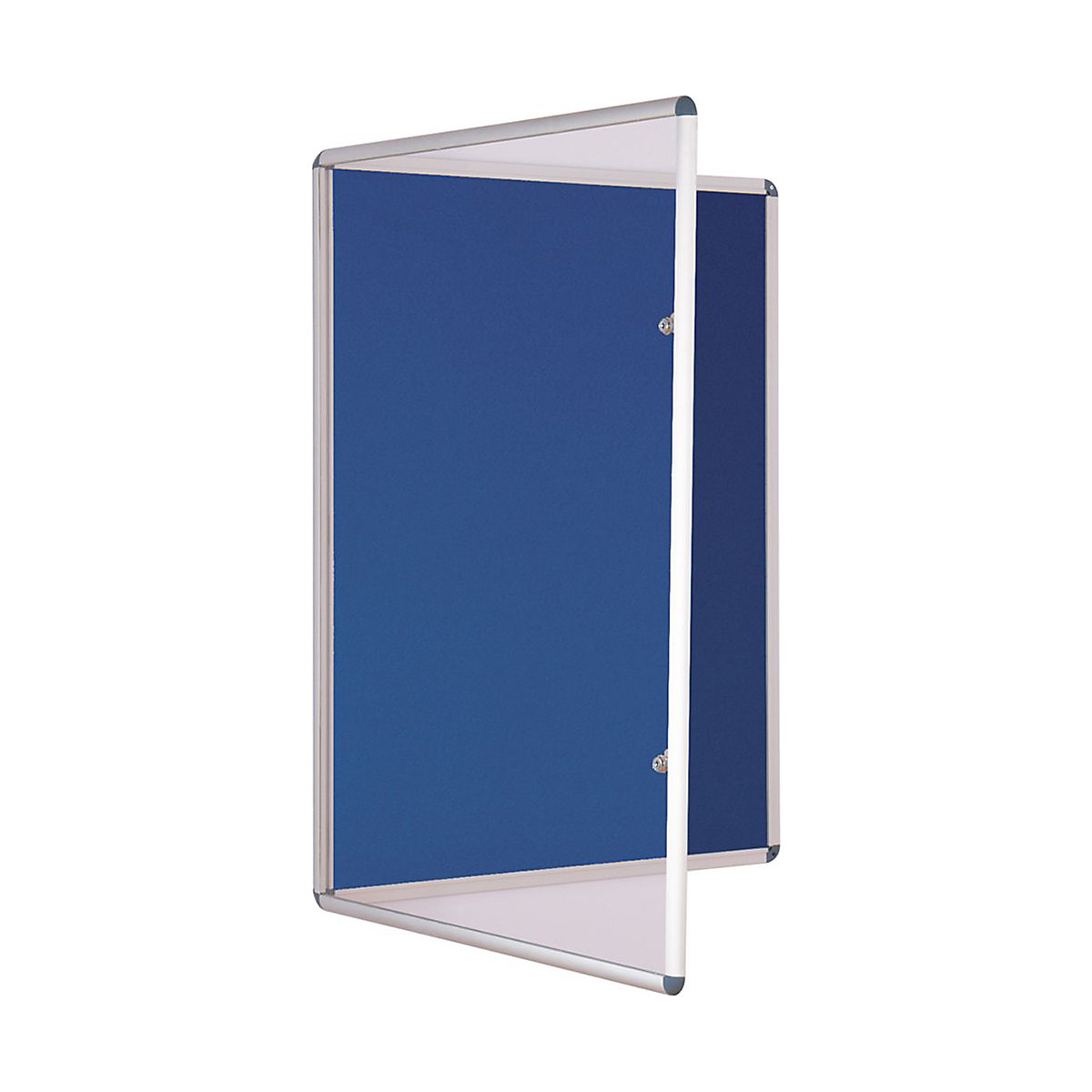 Lockable Tamperproof Felt Notice Board 600 x 450 mm
