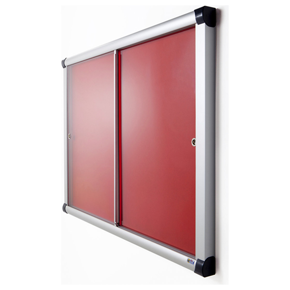 Province Acrylic Sliding Door Tamperproof Noticeboards, Province Acrylic Sliding Door Tamperproof Noticeboards, Province Acrylic Sliding Door Tamperproof Noticeboards | Noticeboard | 2400W x 1200H | Red | 0-2