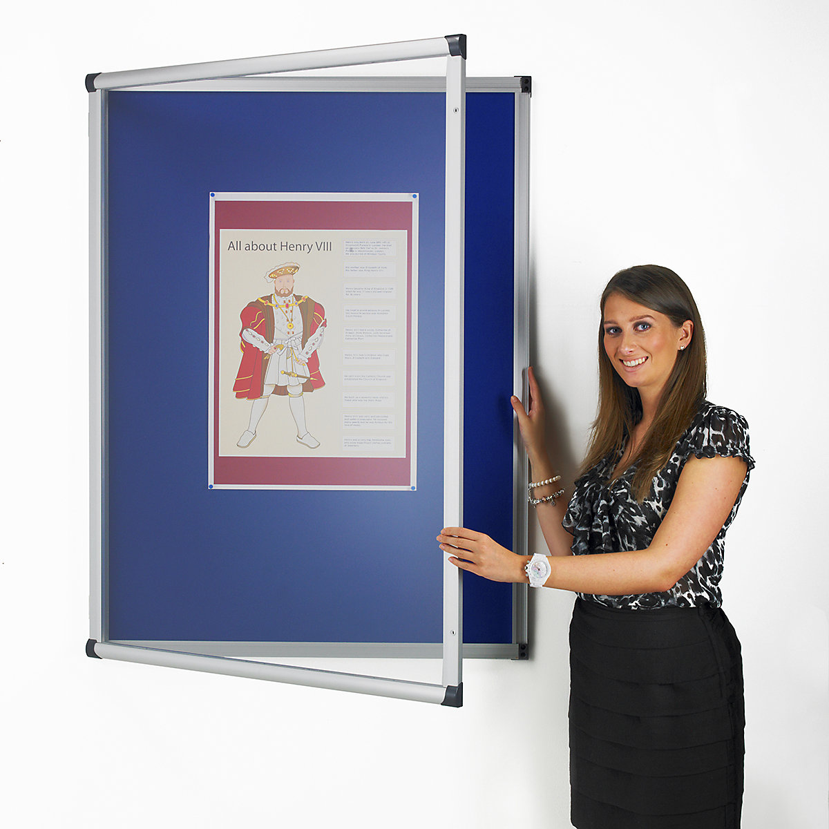 Tamperproof Aluminium Framed Noticeboard