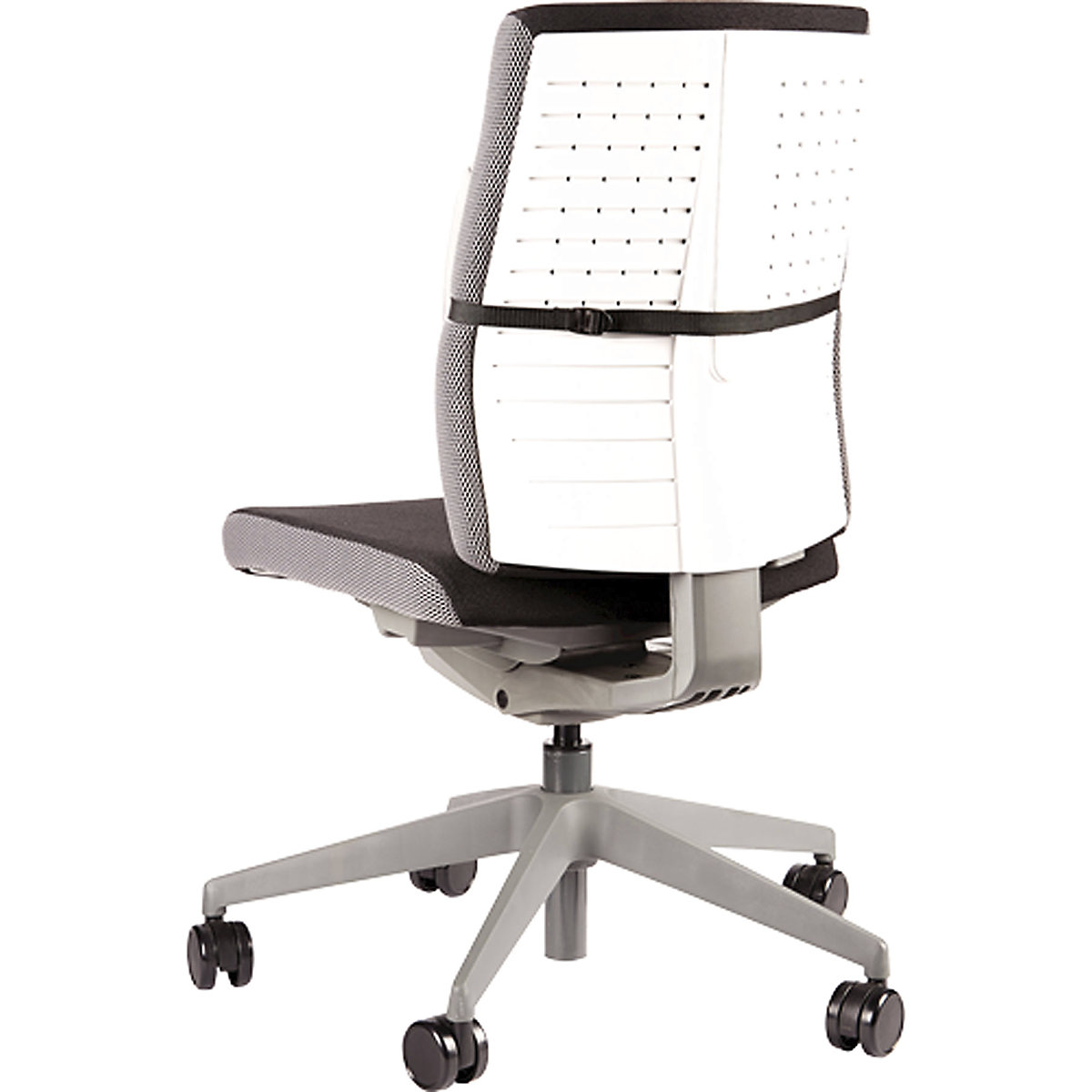 Fellowes Slimline Grey Back Support (Product illustration 4)-3