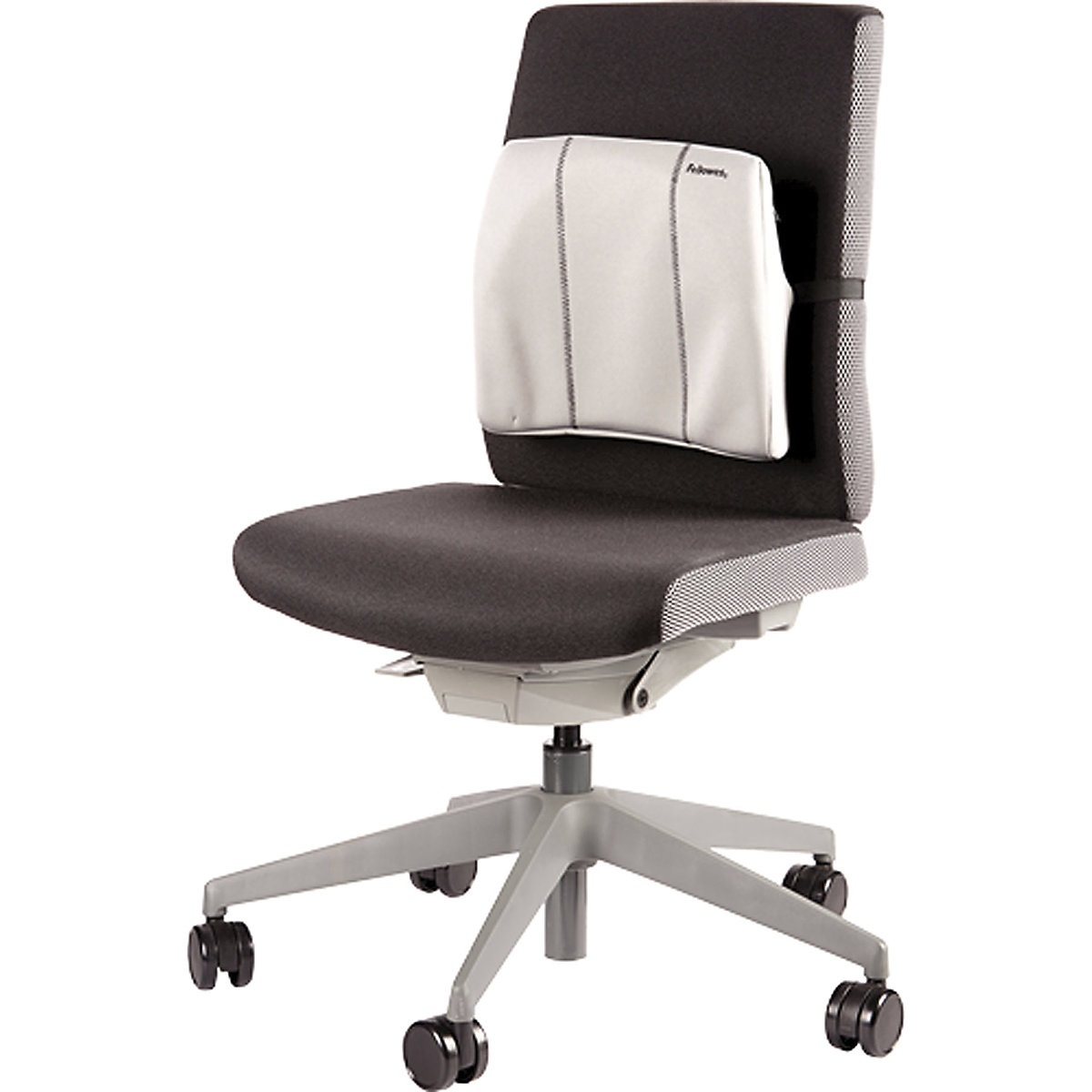 Fellowes Slimline Grey Back Support (Product illustration 3)-2