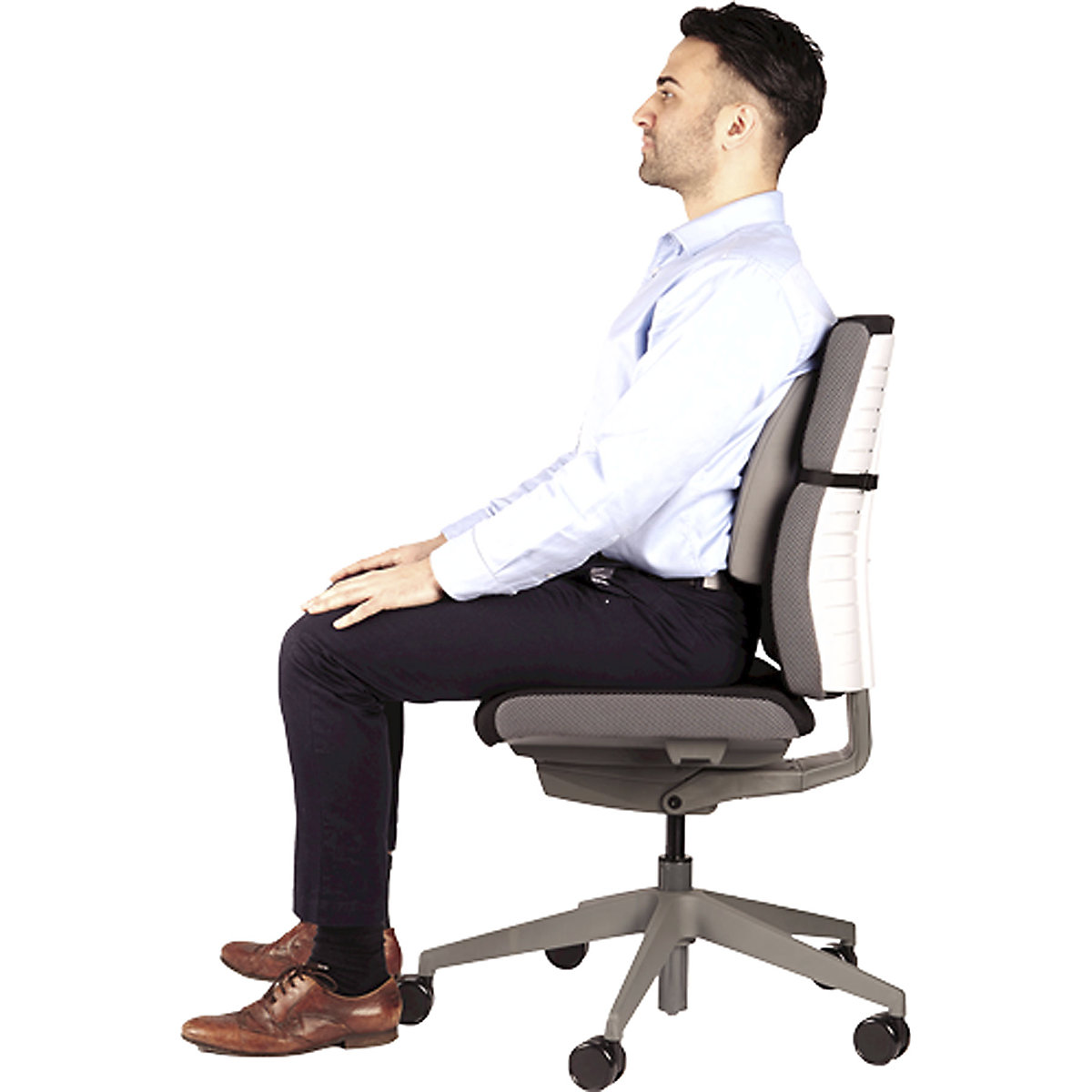 Fellowes Slimline Grey Back Support (Product illustration 6)-5