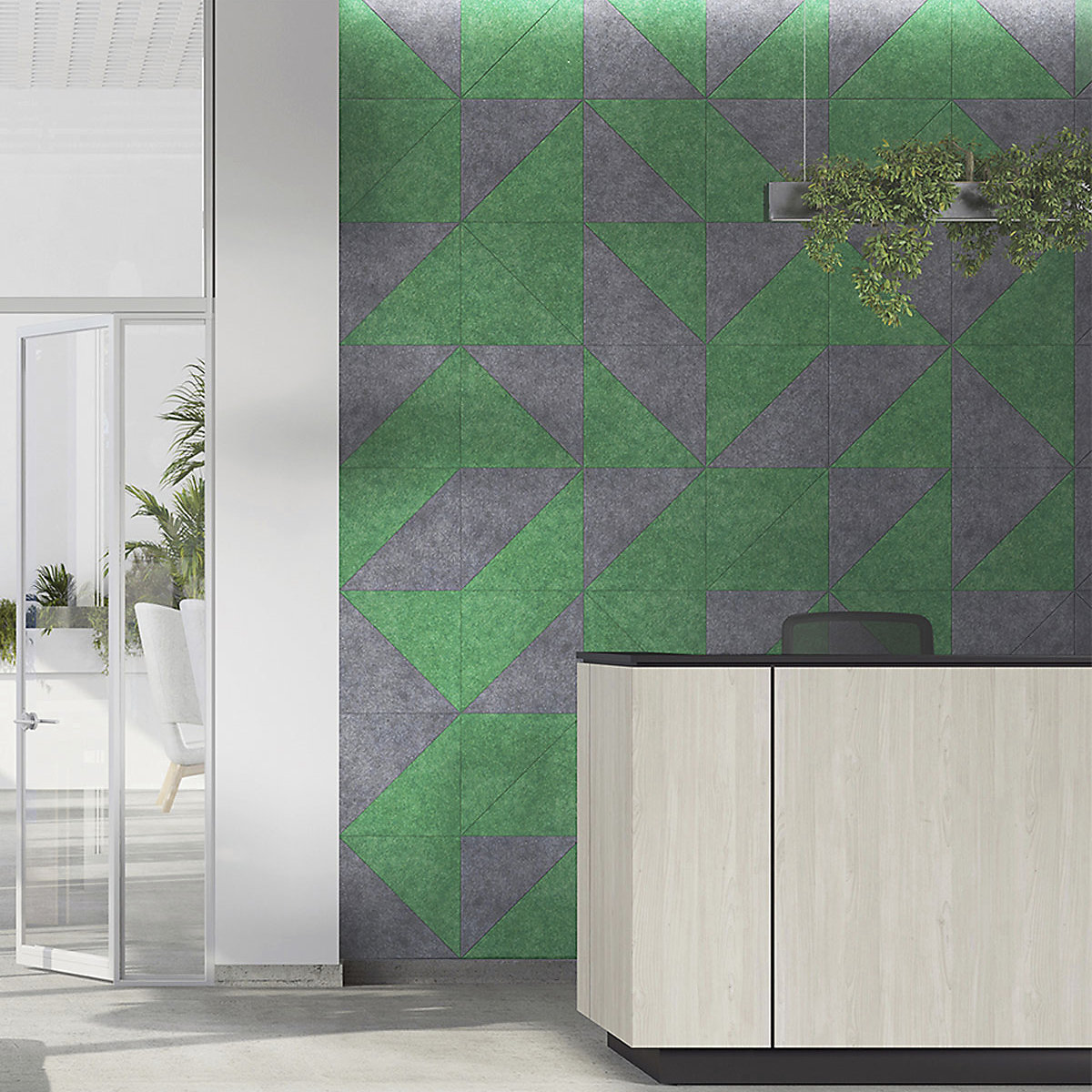 Nirvana PET Triangular Acoustic Tile (Product illustration 4)-3